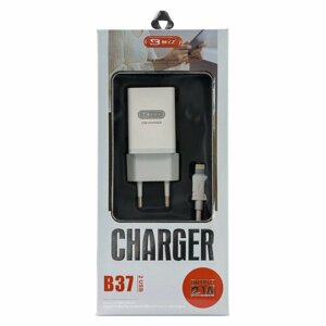 Зарядное устройство в комплекте с кабелем USB - Lightning / Зарядка для Iphone, Ipad, Airpods / 2 порта USB