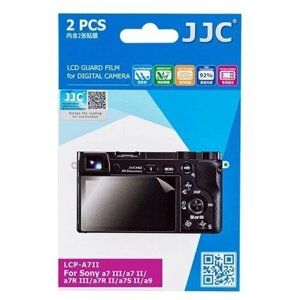 Защитная пленка JJC LCP-A7II для фотоаппарата SONY a7 II, a7 III, a9, a9 II, ZV-1 (2 штуки)