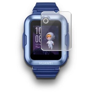 Защитная пленка на Huawei Watch Kids 4 Pro матовая гидрогелевая с олеофобным покрытием силиконовая клеевая основа, комплект 2 шт, Miuko
