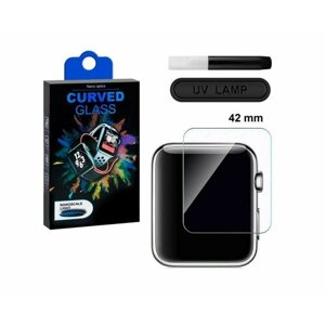Защитное стекло для Apple Watch 42mm UV Glue