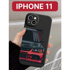Защитный чехол на айфон 11 силиконовый противоударный бампер для Apple iphone 11 с защитой камеры, чехол на iphone 11, LANCER EVO 9