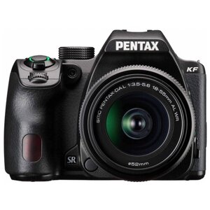 Зеркальный фотоаппарат Pentax KF Kit DA 18-55 WR, черный