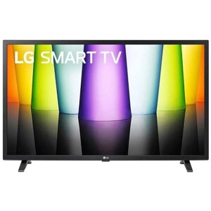 32" Телевизор LG 32LQ63006LA 2022, черное стекло