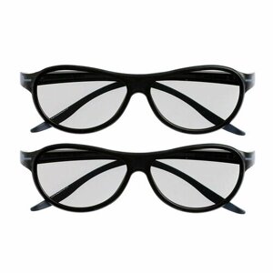 3D очки LG AG-F310 - 2 штуки, черные для телевизоров с пассивным типом 3D, универсальные, для кинотеатра