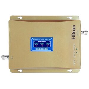3G-4G усилитель сигнала для дачи на площади до 800м2 - блок репитера HDcom 70GD-900-1800 - усилитель сотовой связи и интернет в подарочной упаковке