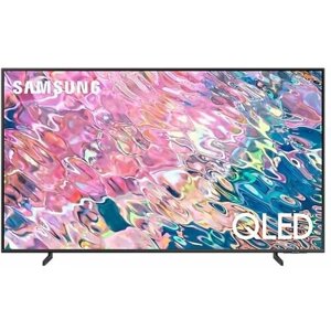 55" Телевизор samsung QE55Q60BAU HDR, QLED, LED, черный