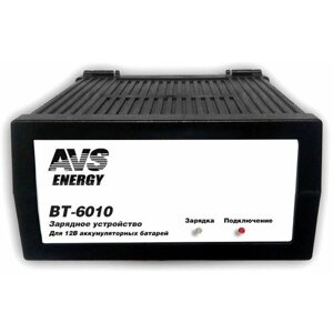 A07076S Зарядное устройство для автомобильного аккумулятора AVS BT-6010 (7A) 12V