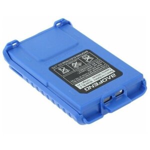 АКБ (аккумулятор) для рации Baofeng UV-5R 1500mAh BL-5B синий стандартный