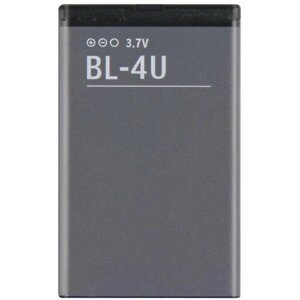 Аккумулятор BL-4U для Nokia 8800 Arte, 206, 206 Dual, 3120, 5250, 5330, 5530, C5-03, E66, E75, батарея аккумуляторная (Li-Ion, 1000mAh, 3.7В)