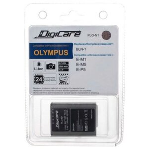 Аккумулятор digicare PLO-N1 / olympus BLN-1, для OM-D E-M1, OM-D E-M5, PEN E-P5