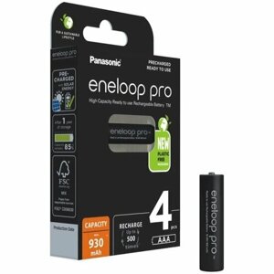 Аккумулятор Eneloop Panasonic Pro LR03 AAA 930 mAh (уп 4 шт)