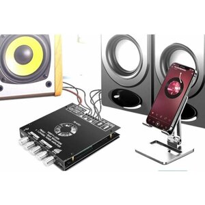 Аmplifier - усилитель мощности аудио для стационарных колонок, компьютера, авто, машины, наушников. 5 jack AUX, USB и Bluetooth 5.0