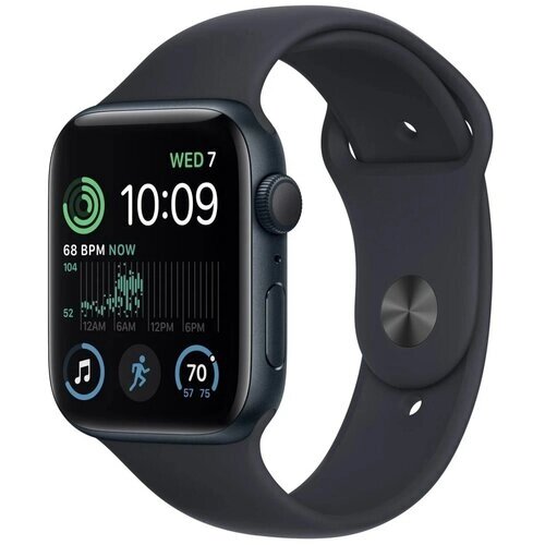 Apple Умные часы Apple Watch SE Gen 2 44мм (2022) (44mm, Чёрный, One size)