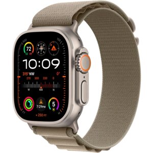 Apple Умные часы Apple Watch Ultra 2, 49 мм, M, Alpine Loop, Olive (MRFH3)