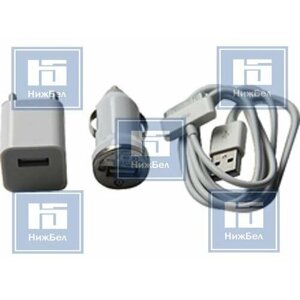 AUTOSTANDART Устройство зарядное для iPhone 4 12-220V (блистер)