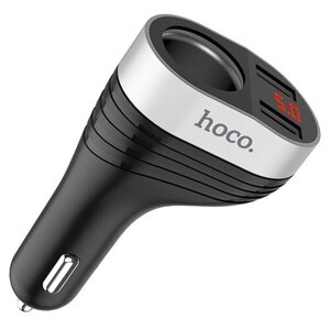 Автомобильное зарядное устройство Hoco Z29 Regal, 96 Вт, RU, черный