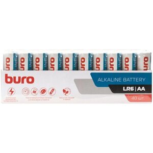 Батарея Buro Alkaline LR6 AA 40шт спайка
