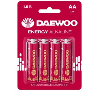 Батарейка Daewoo АА/LR6 Energy Alkaline, в упаковке: 8 шт.