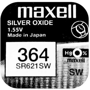 Батарейка Maxell SR-621SW, в упаковке: 1 шт.