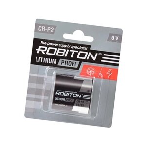 Батарейка ROBITON Lithium Profi CR-P2, в упаковке: 1 шт.