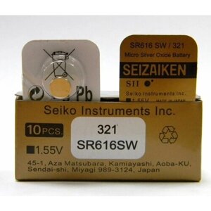 Батарейка seizaiken (seiko) SR 321 (616 SW) 1шт