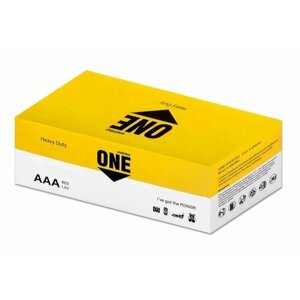 Батарейка солевая AAA R03 SmartBuy ONE 1.5V ( мизинчиковая) , 60 шт.