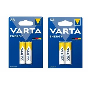 Батарейка Varta, Energy, AA, 2 шт, 2 уп