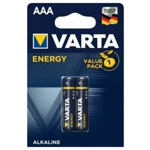 Батарейка varta energy LR03 AAA BL2 alkaline 1.5V