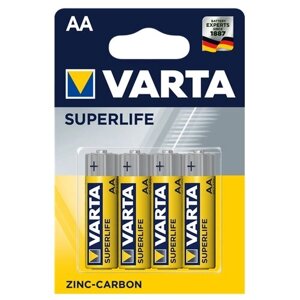 Батарейка VARTA superlife AA, в упаковке: 4 шт.
