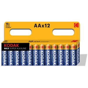 Батарейки kodak LR6-12BL MAX SUPER alkaline [KAA-12]12шт