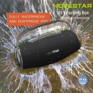 Беспроводная Bluetooth колонка HOPESTAR H51, черная