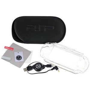 Black Horns Набор аксессуаров 6 в 1 для Playstation Portable (BH-PSE0803), черный
