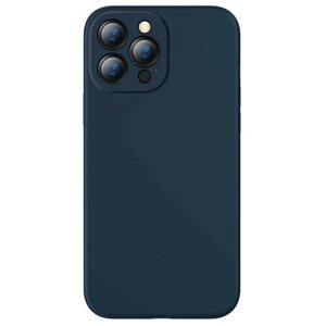 Чехол Baseus Liquid Silica Gel Protective case для iPhone 13 Pro Max, цвет Синий (ARYT000803)