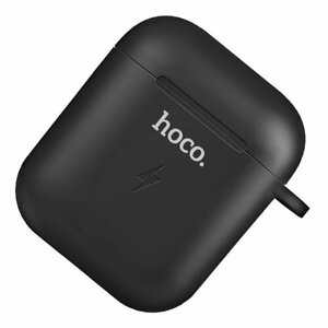 Чехол-беспроводная зарядка Hoco CW22 для Apple AirPods, черный