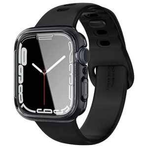 Чехол для экрана Spigen Ultra Hybrid для Apple Watch 7 41 мм ACS04189 серый