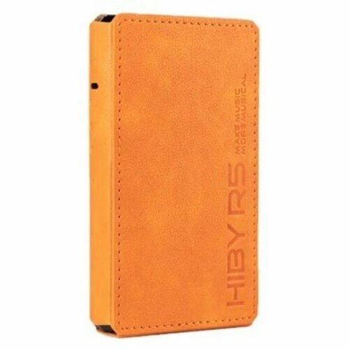 Чехол для плеера Hiby R5 Gen 2 Leather Case (оранжевый)