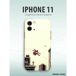 Чехол для телефона Iphone 11 с принтом spider man паук