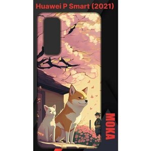 Чехол Huawei P Smart 2021 / Хуавей П смарт 2021 с принтом