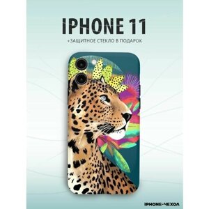 Чехол Iphone 11 леопард