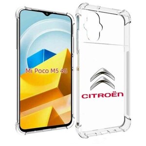 Чехол MyPads citroen-3 мужской для Xiaomi Poco M5 задняя-панель-накладка-бампер