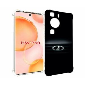 Чехол MyPads лада lada ваз 3 для Huawei P60 задняя-панель-накладка-бампер