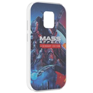 Чехол MyPads Mass Effect Legendary Edition для UleFone Power Armor 14 / 14 Pro задняя-панель-накладка-бампер
