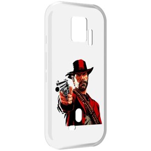 Чехол MyPads Red-Dead-Redemption-2-РДР-2 для ZTE Nubia Red Magic 7S Pro задняя-панель-накладка-бампер