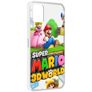 Чехол MyPads Super Mario 3D World для Umidigi Power 5 задняя-панель-накладка-бампер