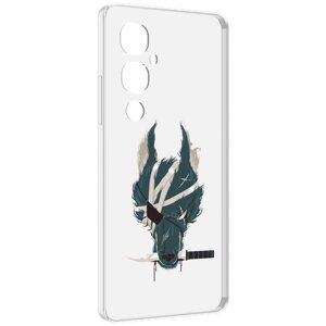 Чехол MyPads волк-разбойник для Tecno Pova 4 Pro задняя-панель-накладка-бампер