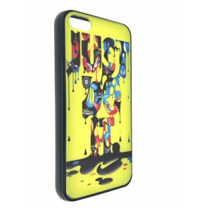 Чехол на смартфон iPhone 5C Накладка с противоударным краем и рисунком в спортивном стиле