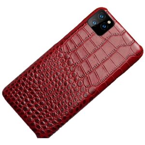 Чехол-накладка-бампер MyPads Premium для Huawei Honor 30 Pro+Huawei Honor 30 Pro из натуральной кожи с тиснением крокодила экзотическая неповт.