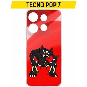 Чехол-накладка Krutoff Clear Case Хаги Ваги - Килли Вилли для TECNO POP 7