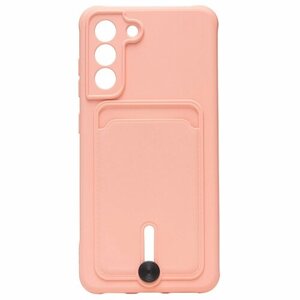 Чехол накладка SC304 для Samsung G990B Galaxy S21 FE (розовый)