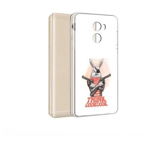 Чехол задняя-панель-накладка-бампер MyPads кролик пират для Xiaomi Redmi 4 Pro противоударный